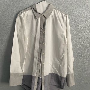 Banana Republic white Button down Womens